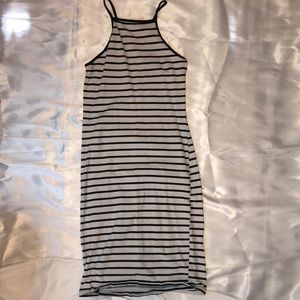 Stripped Black & White Bodycon
